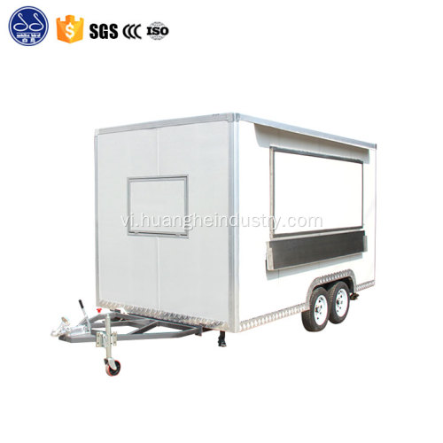 Bữa ăn sáng nhanh Xe thức ăn di động Trailer nhà bếp